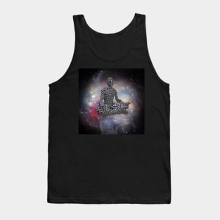 Maze man in lotus pose Tank Top